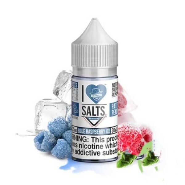 I Love Salts Nicotine Salt E Liquid By Mad Hatter 30ML blue Raspberry Ice 96678 700x700 1