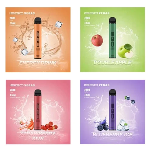 ISGO VEGAS DISPOSABLE VAPE 2800 PUFFS
